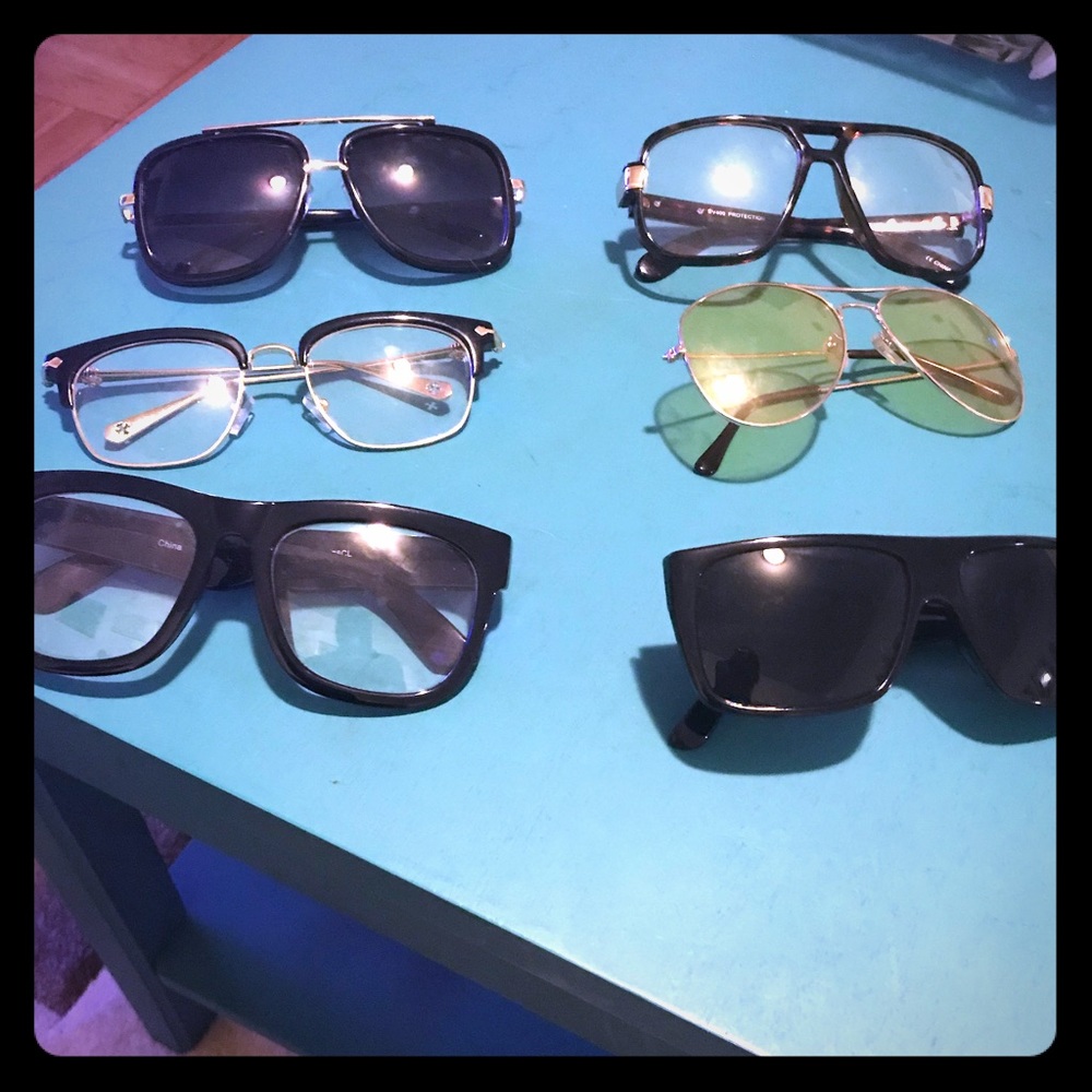 Old school glasses.